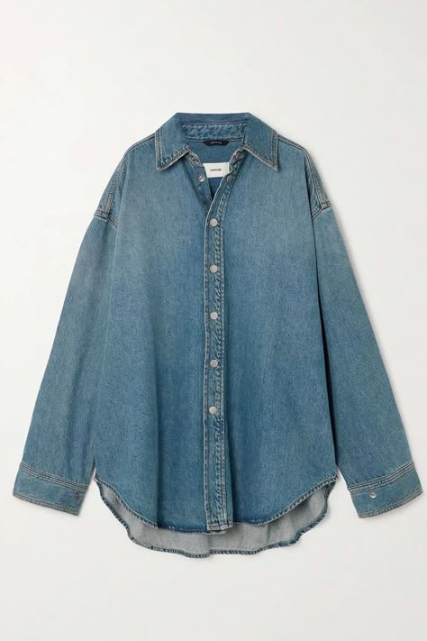 Blouse Png, Denim Overshirt, Oversized Denim Shirt, Floral Dresses Short, Baggy Denim, Sport Swimwear, Sports Skirts, Denim Blouse, Fashion Wishlist