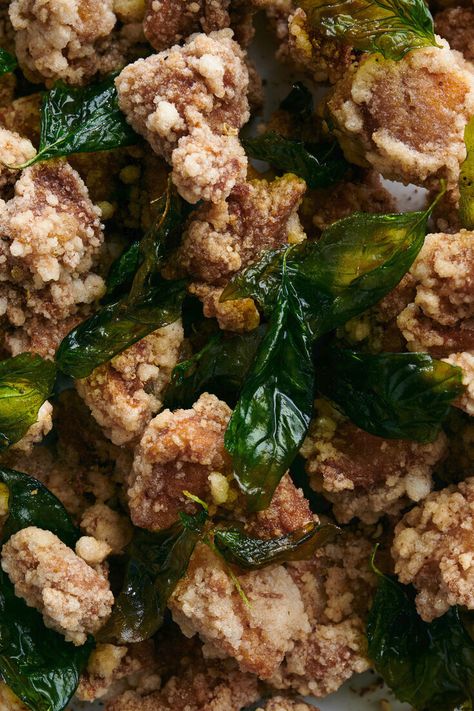 Nytimes Cooking, Taiwanese Popcorn Chicken, Fried Basil, Easy Skillet Chicken, Easy Roast, Duck Recipe, Wooden Skewers, Making Fried Chicken, Easy Grilled Chicken