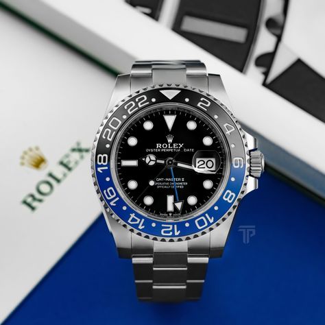 Every City needs a Hero. 🦇 Rolex GMT-Master II Batman REF: #126710BLNR Rolex Gmt Master Ii, Rolex Gmt, A Hero, Rolex, Batman, Quick Saves