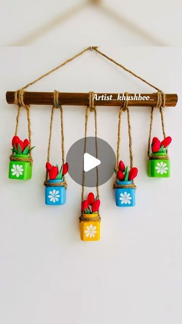 Khushboo Sahu on Instagram: "Empty acrylic paint bottle wall hanging ideas❤️  #wallhanging #reuse #bottleart #craft #diy #reelsinstagram #reels #trendingreels #walldecor" Small Glass Bottle Crafts Decoration, Acrylic Paint Bottles Diy, Paint Bottles Diy, Waste Bottle Craft, Acrylic Paint Bottles, Bottle Art Projects, Paint Bottles, Bottles Diy, Starry Night Painting