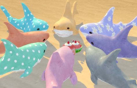 ASHwwa Summer shark set | Patreon Sims 4 Shark Cc, Cc Mods, Sims 4 Bedroom, Shark Plush, Sims 4 Children, Surf Outfit, Sims 4 Build, Ts4 Cc, Sims Mods