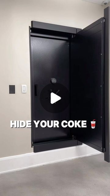 Murphy Door on Instagram: "Coca Cola 🙂 Hiding your valuables has never been easier🙂 If you have a secret safe and want to hide it send us a DM or drop a comment. We have so many hidden door options for any situation🙏 #safe #secret #secretdoor" Secret Doors In Houses, Hidden Safe Ideas, Secret Lock Box, Hidden Doors In Walls, Murphy Door, Door Options, Hidden Safe, Secret Safe, Wall Safe