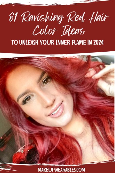 Gorgeous Red Hair Ideas You’ll Want to Try Velvet Red Hair, Vibrant Red Hair Color, Crimson Red Hair, Rosé Red Hair, Gorgeous Red Hair, Red Hair Ideas, Fire Red Hair, Vibrant Red Hair, Red Hair Color Ideas