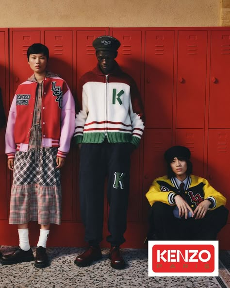 Kenzo University Campaign F/W 22 by Osma Harvilahti (Kenzo) University Photoshoot, University Campaign, Back To School Campaign, Menswear Campaign, University Photography, Campaign Shoot, Basketball Photos, Spring Photoshoot, Basketball Photography