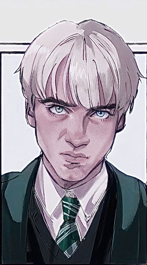 Harry Potter Slytherin, Draco Malfoy, Harry Potter, Sketch, Anime