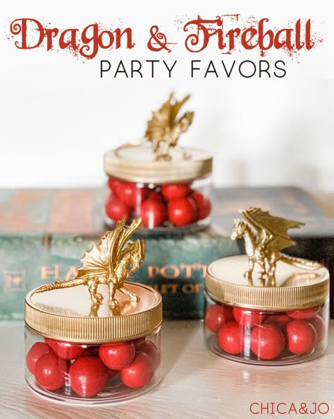 Dragon Party Favors, Wings Of Fire Birthday, Wings Of Fire Party, Knights And Dragons Party, Castle Display, Dragon Party Ideas, Easy Favors, Harry Potter Yule Ball, Fire Birthday