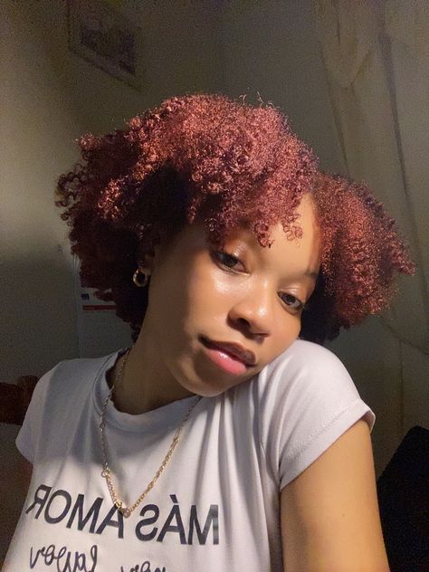 natural hair, brown/dark red type 4 hair Short 4c Ginger Hair, Short 4c Colored Hair, Dyed Afro Hair 4c Blonde, Blonde 4c Afro, Honey Blonde Afro 4c, Embrace Natural Hair, Honey Brown Hair, Dyed Natural Hair, Hair Growth Tips