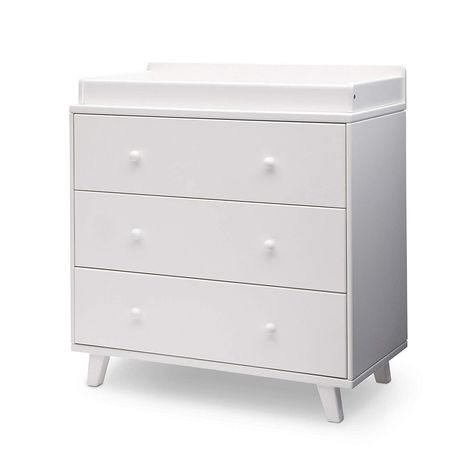 We Found Amazon's 20 Best Nursery Furniture Pieces, So You Don't Have To White Changing Table, Changing Dresser, Changing Table Topper, Diaper Changing Table, Nursery Dresser, Changing Table Dresser, Toddler Mattress, 3 Drawer Dresser, White Dresser