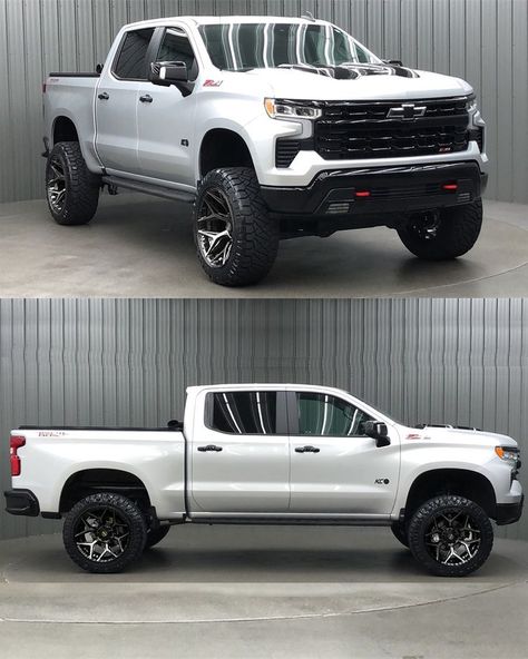 Lamborghini Vision Gt, Chevrolet Trucks Silverado, Silverado Wheels, Custom Silverado, Lifted Silverado, Chevy Vehicles, Chevy Trucks Silverado, Chevy 1500, Trucks Lifted Diesel