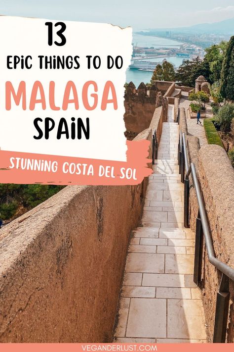 Discover the best things to do in Malaga, Spain, from exploring ancient ruins to enjoying the vibrant local markets. Whether you're interested in art, history, or food, this guide has it all. Learn about hidden gems, outdoor adventures, and can't-miss cultural experiences that make Malaga a top destination in Spain. Perfect for travellers seeking unique experiences! Day Trips From Malaga Spain, Malaga Things To Do, Malaga Instagram Spots, Things To Do In Malaga Spain, Spain Malaga, Spain Culture, World Cruise, Al Andalus, Malaga Spain