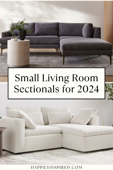 We have scoured the internet to find the best sectionals for your small space. Plus, we will give you some helpful advice for how to style sectionals to maximize your design. Sectional Sofa For Small Spaces, Small Sectional With Ottoman, Small Space Couch Ideas, Small Sectional Sofa With Recliners, Small Sectional Sofa With Chaise, Sectional For Small Living Room, Couch Small Living Room, Small Sectional Sofa Recliner, Small Sectionals For Small Living Room