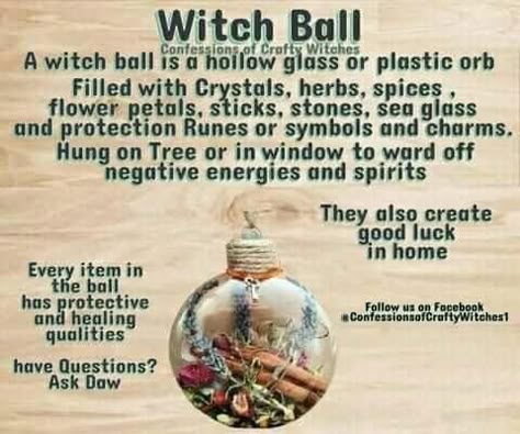 Witch Balls, Hoodoo Magic, Witch Ball, Witch Things, Witchy Tips, Wiccan Crafts, Pagan Crafts, Easy Spells, Spell Jars