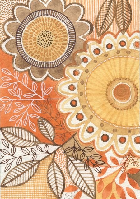 Blog - 29 Black Street Creations Ceecee, Robert Roth, Watercolour Doodles, Autumn Colour Palette, Julie Hamilton, Calendar October, Susan Black, Living The Good Life, Seaside Village