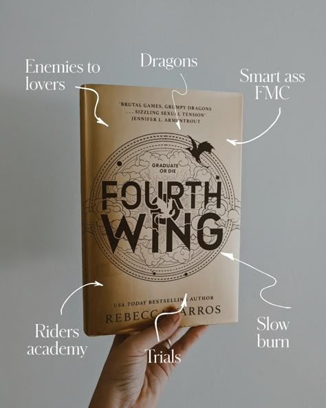 Fourth Wing By Rebecca Yarros, Rebecca Yarros Books, Fantasy Romance Book, The Empyrean, Romance Books Worth Reading, Rebecca Yarros, Fiction Books Worth Reading, Book Reading Journal, Book Bucket