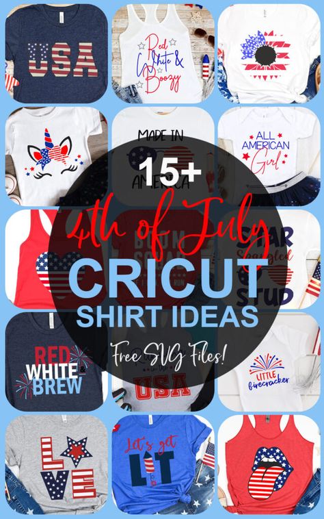 4th Of July Diy Tshirts, Memorial Day Tshirt Ideas, Red White And Blue Shirt Ideas, 4th Of July T Shirts Diy, 4th Of July Shirts Cricut, Memorial Day Shirt Ideas, Diy July 4th Shirt, July 4th Tshirt Ideas Diy, 4th Of July Shirt Ideas Diy