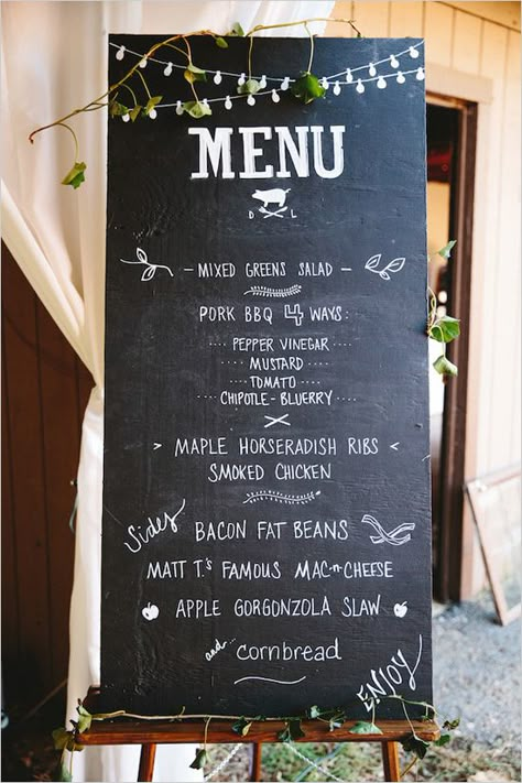 Wedding Menu Board, Menu Chalkboard Ideas, Wedding Menu Chalkboard, Carnival Wedding Theme, Blackboard Menu, Menu Chalkboard, Diy Wedding Menu, Wedding Food Menu, Pizza Truck