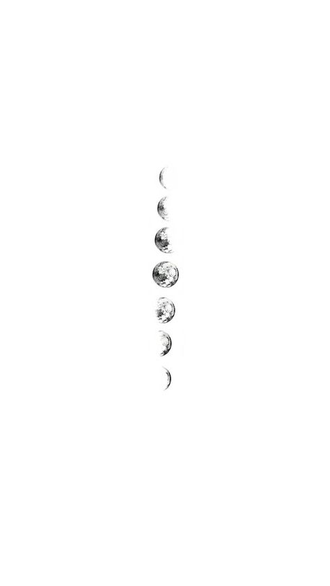 Cycle Of The Moon Tattoo, Moon Phases Small Tattoo, Simple Moon Phase Tattoo Designs, Constellation And Moon Tattoo, Small Moon Phase Tattoo Designs, Moon Phases Behind Ear Tattoo, Moon Phases Tattoo Spine Simple, Lunar Cycle Tattoo Minimalist, Moon Tattoo Phases