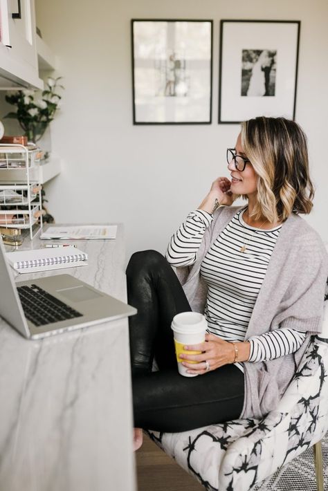 3 WORK FROM HOME OUTFIT IDEAS - my kind of sweet | #ad @nordstrom @ShopStyle fall style | women's fashion | outfit ideas | casual outfits | outfit inspiration | cozy style | stay at home style | work from home mom | mom life | mom style blogger #casualstyle #outfits #outfitideas #womensfashion #style #casualoutfits #styleblogger #momstyle #momlife #workfromhomestyle #workfromhome #stayathomemom #nordstrom #nsale #nordstromanniversarysale Work From Home Outfit Ideas, Wfh Outfits, At Home Outfits, Work From Home Outfit, Colorful Outfits, Outfit Jeans, Home Outfit, Mom Outfits, Cup Of Coffee