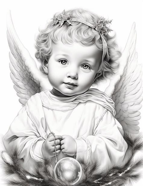 Free Cute Coloring Pages, Coloring Sheets For Adults, Angel Sketch, Wings Of An Angel, Colouring Sheets For Adults, Angel Coloring Pages, Colouring Pages For Adults, Half Sleeve Tattoos Drawings, Victorian Angels