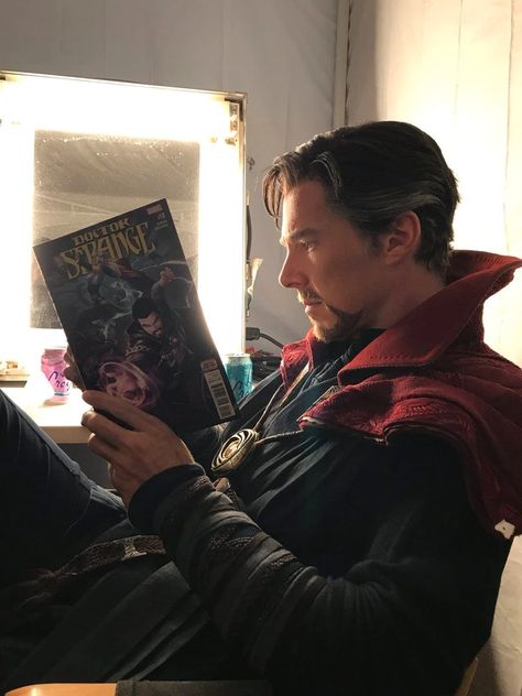 Steven Strange, Benedict Cumberbatch, Doctor Strange, Reading, On Twitter, Memes, Twitter