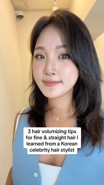 Liah Yoo 🌴 on Instagram: "@newjeans_official @aespa_official hair stylist @yoon_seoha_ taught me 3 hair volumizing tips for fine & flat hair💫" Fine Flat Hair, Fine Straight Hair, Flat Hair, Celebrity Hair Stylist, Korean Celebrities, Straight Hairstyles, Hair Stylist, Hair Styles, Celebrities