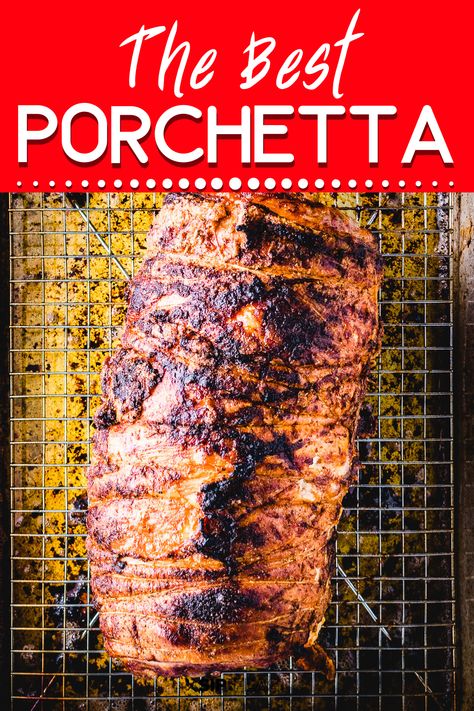 Italian Pork Roast, Porchetta Roast, Porchetta Recipes, Sip And Feast, Italian Pork, Pork Entrees, Holiday Roasts, Italian Meats, Favorite Dinner