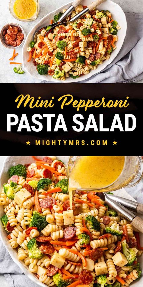 Fussili Pasta, Salad Supreme Pasta Salad, Salad Supreme Seasoning, Pepperoni Pasta Salad, Salad Supreme, Pepperoni Pasta, Summer Side Dishes Recipes, Cold Pasta Salad Recipes, Best Pasta Salad