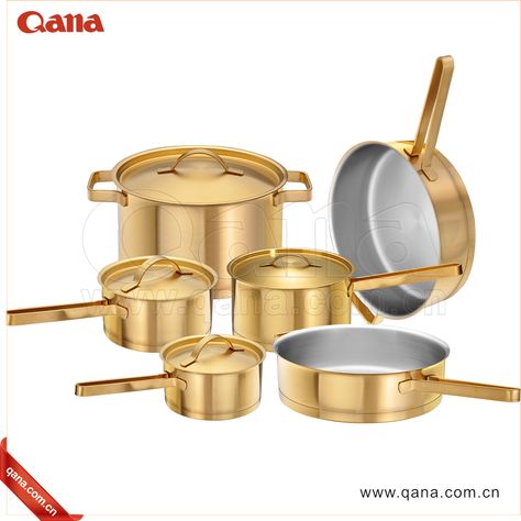 Luxury Bright Eco Friendly Gold Color Cookware , Find Complete Details about Luxury Bright Eco Friendly Gold Color Cookware,Cookware,Gold Color Cookware,Luxury Gold Cookware from Cookware Sets Supplier or Manufacturer-Shenzhen QANA Import and Export Co., Ltd. Gold Cookware, Steamer Pot, Pan Cooking, Grey Bar Stools, Kitchenware Set, Grey Bar, Induction Cookware, Dry Bars, Cast Iron Pot