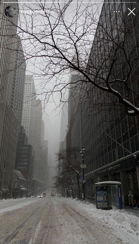 Snowy City, Nyc Snow, New York Winter, Winter City, Nyc Life, New York Life, City Vibe, Winter Scenery, Winter Pictures