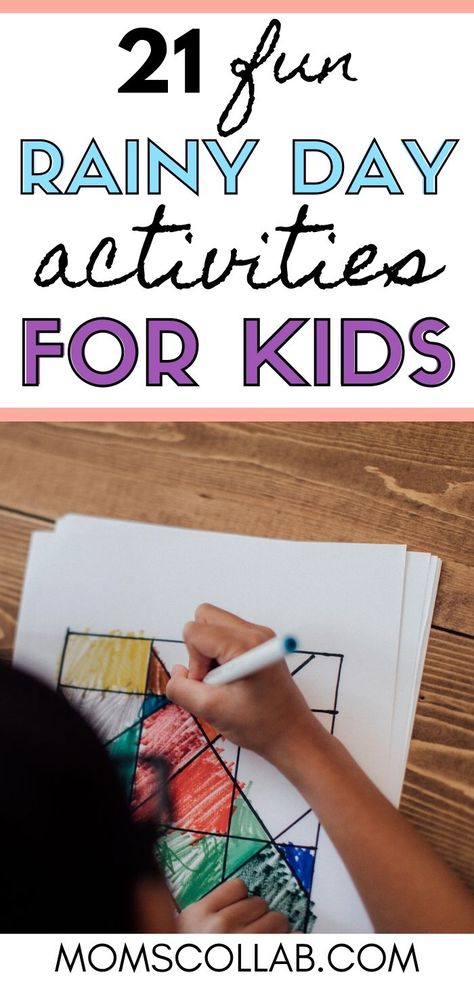 Easy Indoor Activities, Fun Rainy Day Activities, Babysitting Activities, Rainy Day Activities For Kids, Kids Activities At Home, Fun Indoor Activities, Rainy Day Crafts, Fun Activities To Do, Indoor Activities For Kids