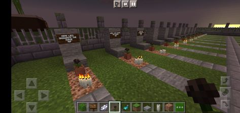 A creative and easy to build minecraft pet cemetery. ( stone) Minecraft Pet Cemetary, Minecraft Cemetary Ideas, Minecraft Graveyard Designs, Cemetery Minecraft Ideas, Cemetary Minecraft, Graveyard Minecraft Ideas, Minecraft Gravestone Ideas, Minecraft Cemetery Ideas, Minecraft Graveyard Ideas