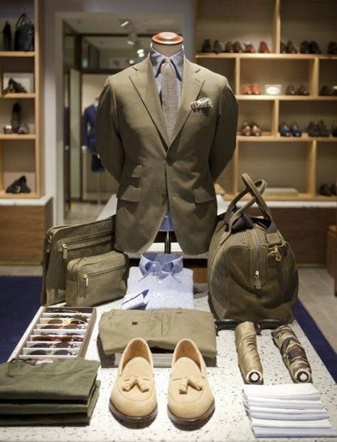 My man Mens Store Display, Visual Merchandising Fashion, Suit Stores, Clothing Store Design, Retail Store Display, Visual Merchandising Displays, Clothing Displays, Store Layout, Boutique Interior Design