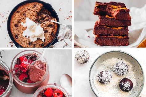 15+ Healthy Desserts With Dates – Nutriciously Recipes Using Dates, Desserts With Dates, Vegan Caramel Slice, Vegan Bowl Recipes, Sweet Potato Smoothie, Healthy Blueberry Muffins, Vegan Nutella, Fresh Dates, Vegan Caramel