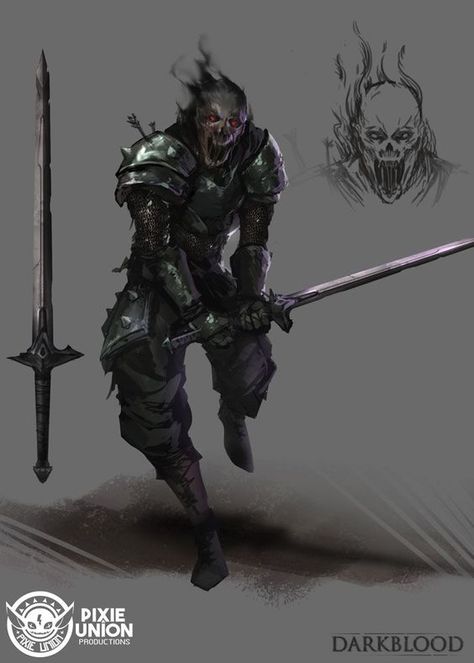 Zombie Knight Art, Dnd Revenant, Revenant Dnd, Zombie Knight, Zombie Rpg, Ghoul Monster, Demon Army, Demon Knight, Ghoul Art