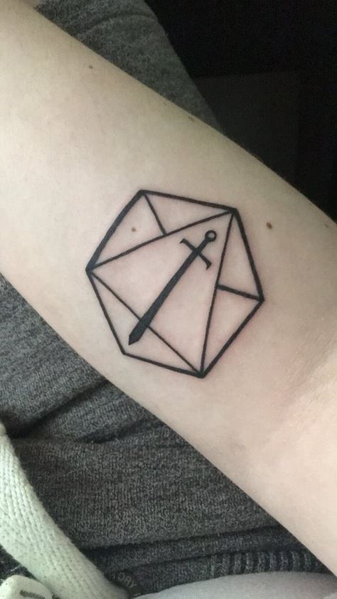 Critical Role Symbol, Critical Role Tattoo Ideas, Critical Role Tattoo, 6 Tattoo, Tattoo Board, Midlife Crisis, Critical Role, Tattoo Inspo, Have Some Fun