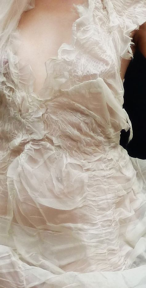 my organza dress texture Organza Aesthetic, Shibori Fashion, Dress Texture, Fashion Process, Music Project, Dance Project, Organza Gowns, Organza Dress, Costume Designer