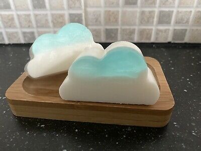 Cloud Baby Powder Scented Handmade Soap 65g | eBay Cloud Soap, Soap Art, Blue Pigment, Shower Soap, Baby Powder, Handmade Soaps, Handmade Soap, Soap Making, Blue Sky