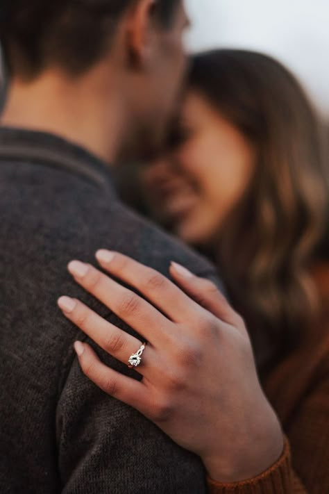 Poses To Show Off Engagement Ring, Engagement Photos Holding Hands, Engagement Ring Shoot, Engagement Detail Shots, Engagement Ring Shots, Ring Shots Engagement, Engagement Hand Pictures, Engagement Ring Pictures On Hand, Engagement Poses Outdoors