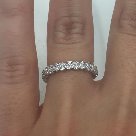 band CT Marquise &amp; Round Diamond Wedding Band Eternity Ring White Gold Over . - CT Marquise &amp Cushion Cut Wedding Rings, Stunning Wedding Rings, Best Wedding Rings, Gorgeous Wedding Rings, Wedding Rings Round, Antique Engagement Ring, Gorgeous Rings, Beautiful Wedding Rings, Eternity Rings