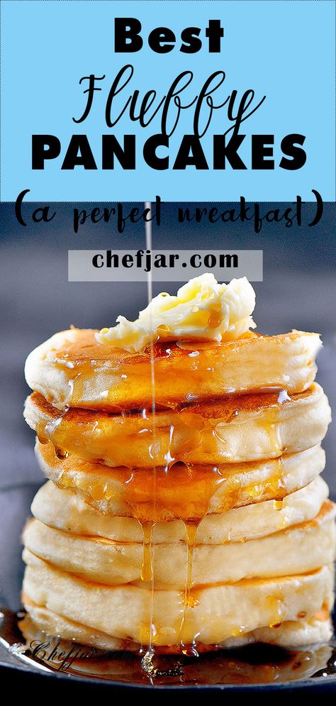 Extra Fluffy Pancake Recipe, Light Fluffy Pancakes Recipes, Big Fluffy Pancakes Recipe, Fluffy American Pancakes Recipes, Vanilla Pancakes Recipe, Flourless Pancakes With Fluffy Texture, Egg White Pancakes Fluffy, Thick Pancakes Fluffy, Soft Fluffy Pancakes Recipe