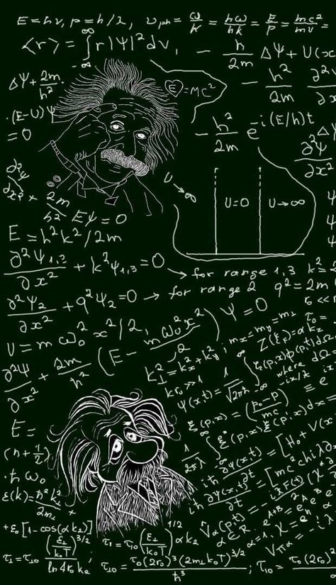 Albert Einstein Great Mathematicians Poster, Maths Formulas Wallpaper, Chat Wallpaper Whatsapp, Math Wallpaper, Family Tattoo Designs, الفن الرقمي, Easy Magic, School Creative, Indian Art Gallery