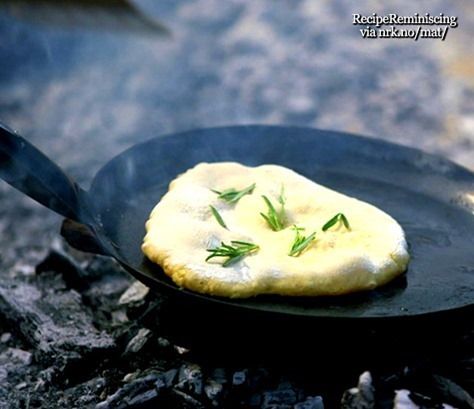 Campfire Bread Recipe, Campfire Bread, Flat Stone, Camp Fire, Retro Recipes, Iron Pan, Dry Yeast, Bread Recipe, Bread Baking