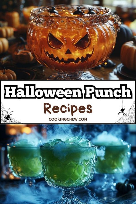 Boozy Halloween Punch Recipes for Parties Halloween Punch Bowl Nonalcoholic, Spiked Halloween Punch Recipes, Halloween Spiked Drinks, Halloween Tequila Punch, Halloween Punch Bowl Recipes Alcoholic, Halloween Drinks Alcohol Punch Bowl, Halloween Punch For Adults, Halloween Spiked Punch Recipe, Spooky Punch Alcohol