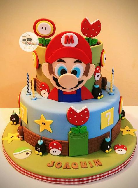 Peach Mario Bros, Princess Peach Party, Mario Bros Cake, Super Mario Cake, 7th Birthday Cakes, Peach Mario, Mario Cake, Super Mario Birthday Party, Peach Party