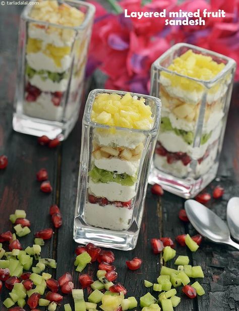 Sandesh Recipe, Fireless Cooking, Fusion Desserts, Cake Mini, Recipe Indian, Fruit Party, Indian Dessert, Indian Dessert Recipes, Food Recipes Vegetarian