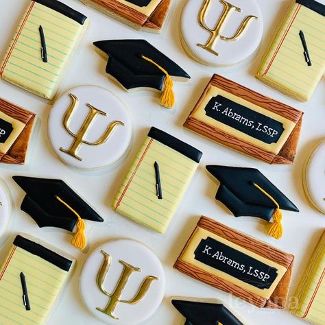 Graduation Party Psychology, Psychology Graduation Party Ideas, Psychology Party Ideas, Psychology Themed Graduation Party, Psychology Themed Party, Phd Cookies, Psychology Graduation Party, Graduation Psychology, Cookie Graduation Party