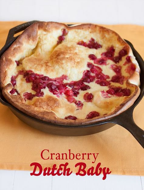 « Cranberry Pancakes, Berry Pancakes, Dutch Pancakes, Baby Breakfast, Baby Pancakes, Dutch Baby Pancake, Dutch Recipes, Dutch Baby, Cooked Breakfast