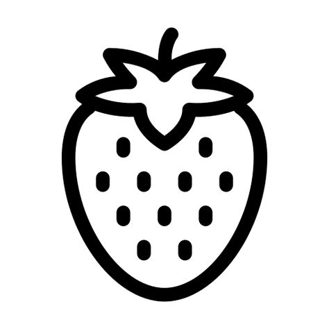 Strawberry free icon Strawberry Drawing, Christmas Fonts Free, Bunny Coloring Pages, Canvas Drawing, Punch Needle Patterns, Christmas Fonts, Art Drawings Sketches Creative, Free Icon, Christmas Lettering