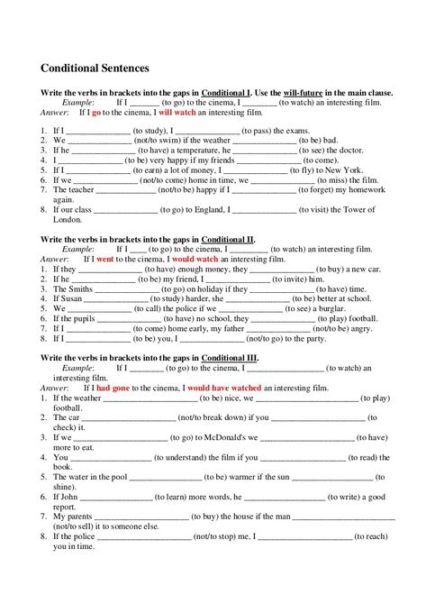 Conditionals Grammar, Conditional Sentences, Conjunctions Worksheet, Grammar Tenses, Preposition Worksheets, Work Sheet, Types Of Sentences, Spelling Worksheets, Safe Schools