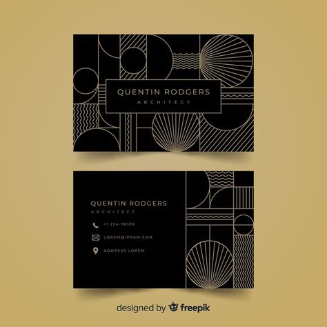 Art Deco Business Card, Business Cards Layout, Visiting Card Design, Motion Design Video, About Business, Design Competitions, Visiting Cards, Packaging Design Inspiration, Card Layout